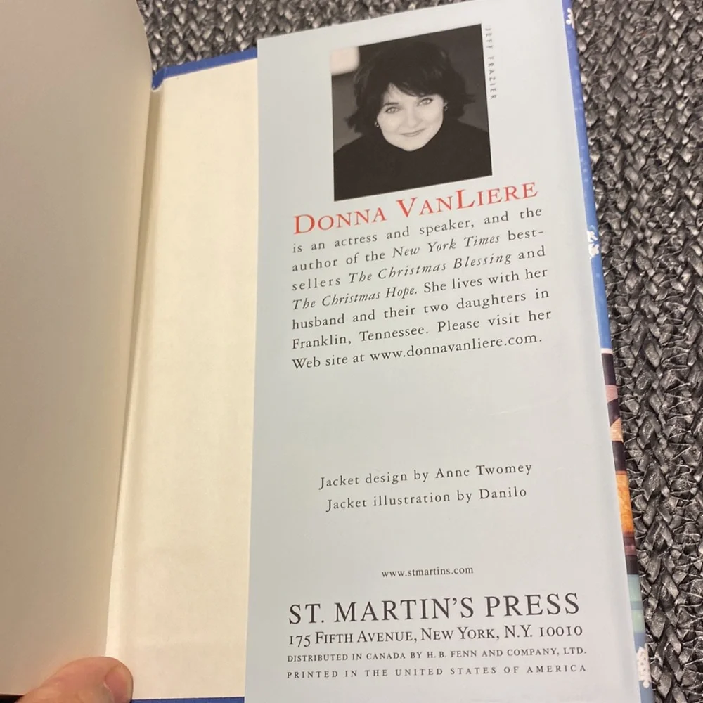 The Christmas Shoes Book by Donna VanLiere.